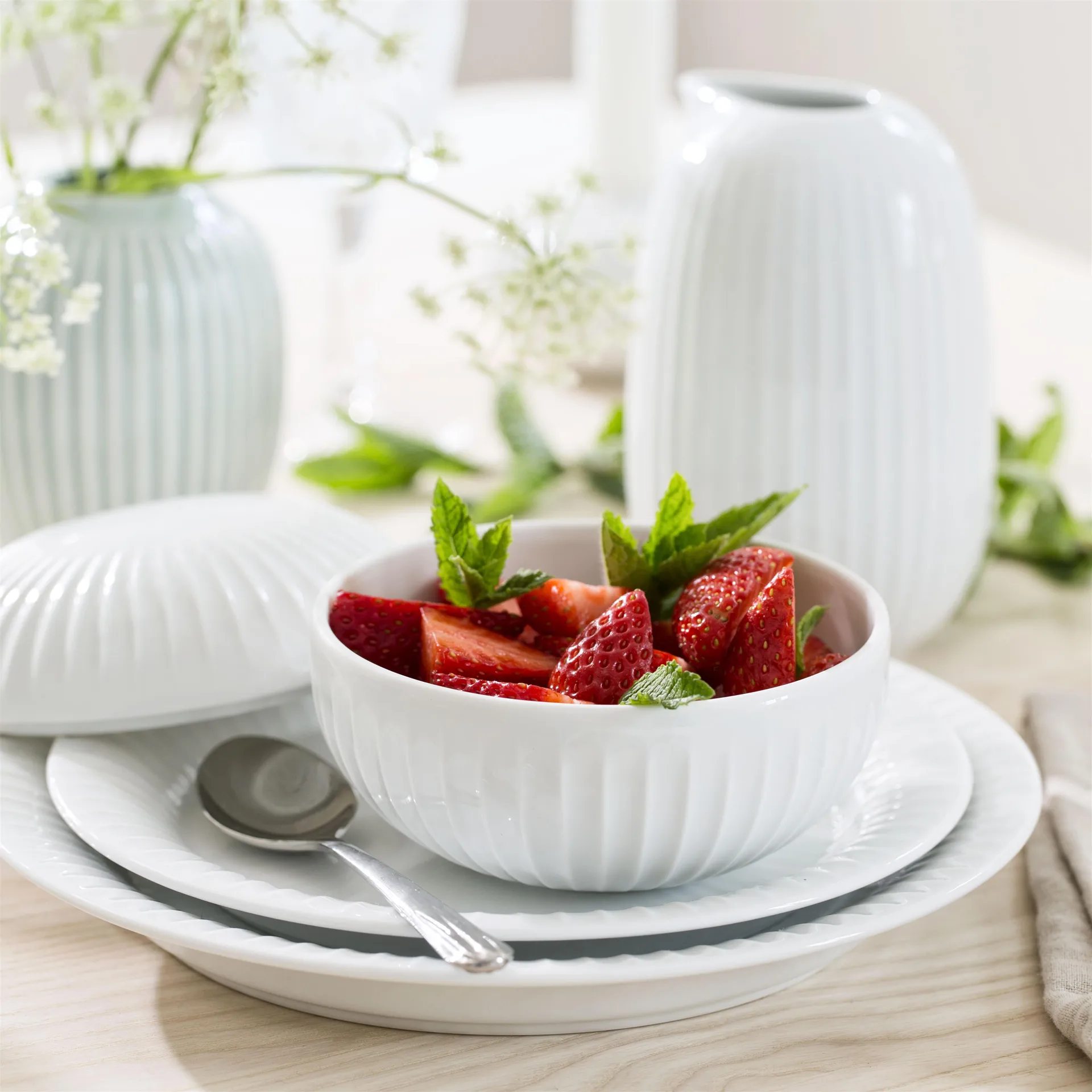 Hammershøi container, white Kähler