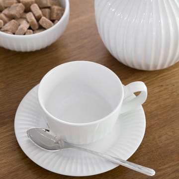Hammershøi cup with saucer - white - Kähler