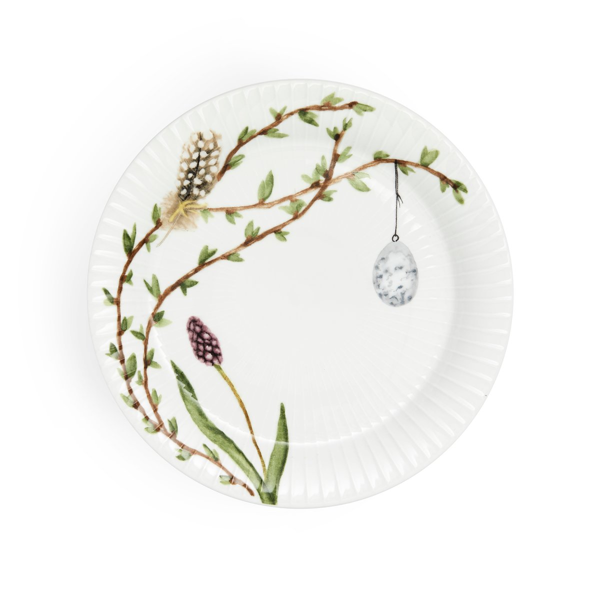 Kähler Hammershoi Easter small plate 22 cm white | Scandinavian Design | Dinner plates | White