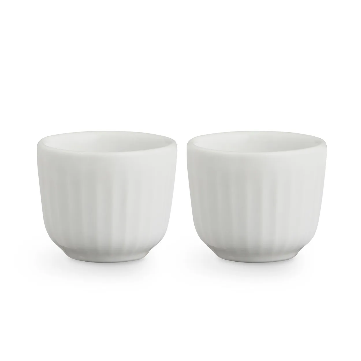 Kähler Hammershoi egg cup 2-pack white | Scandinavian Design | Egg cups | White