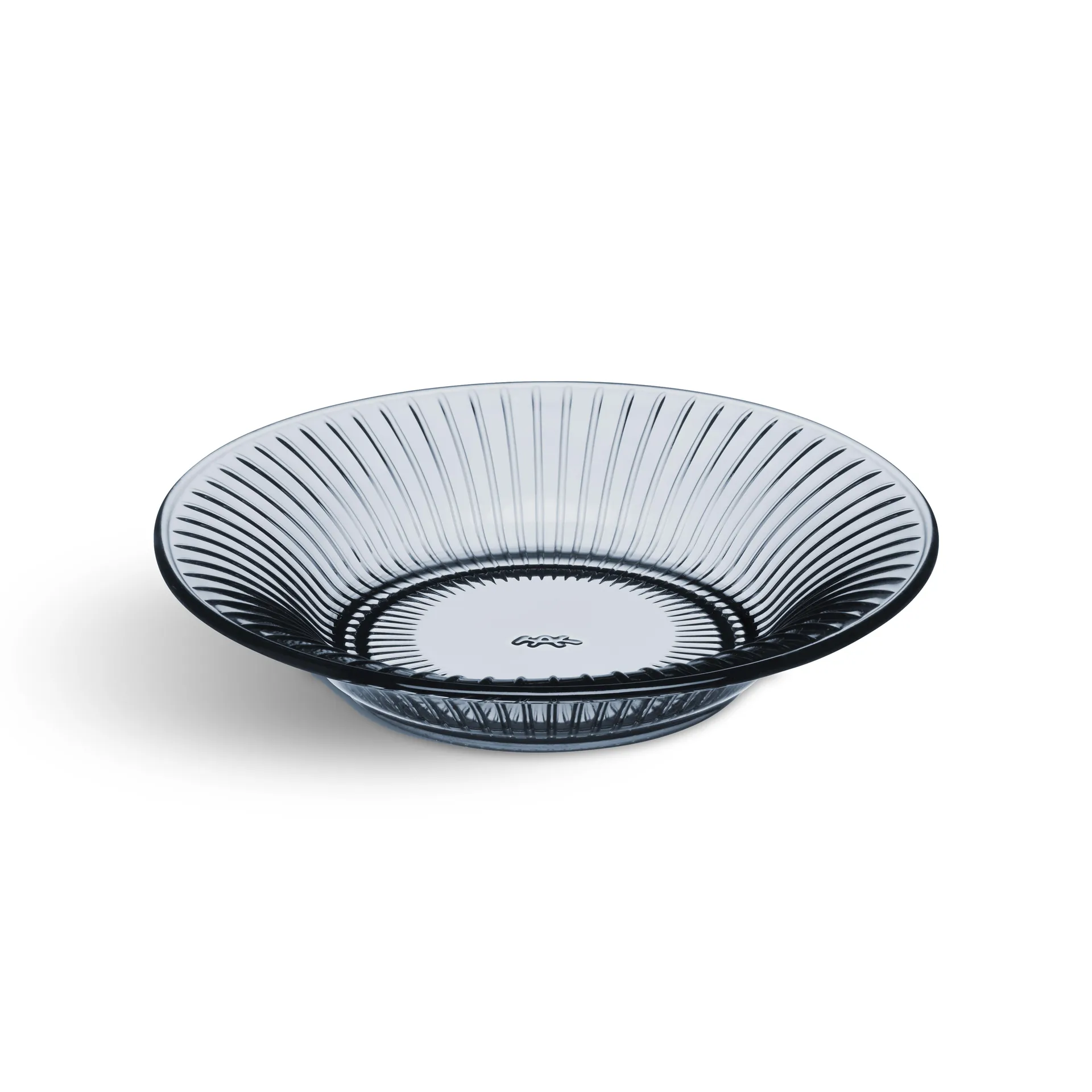 Hammershøi glass plate Ø17 cm, indigo Kähler