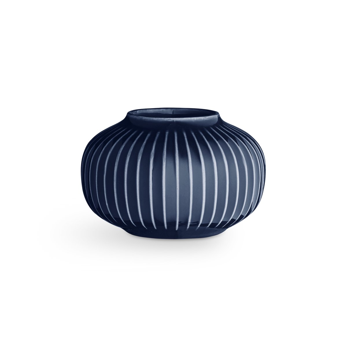 Kähler Hammershoi lantern 6.5 cm indigo | Scandinavian Design | Tea light holders, lanterns & candle dishes | Blue