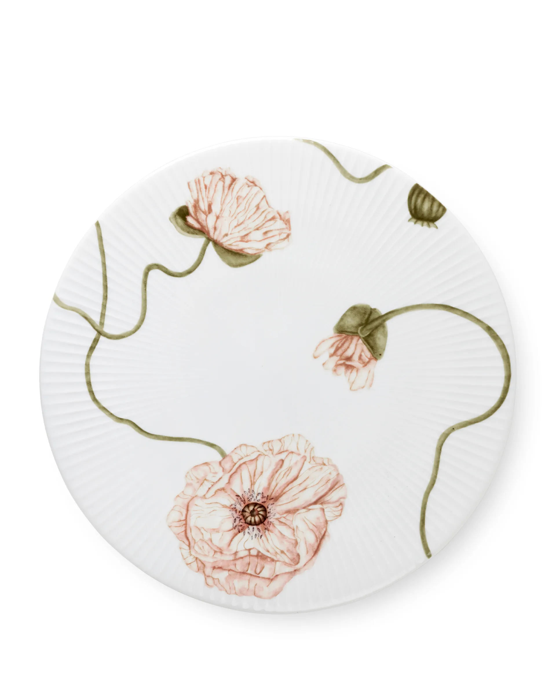 Hammershøi Poppy Cake platter Ø30 cm, White Kähler