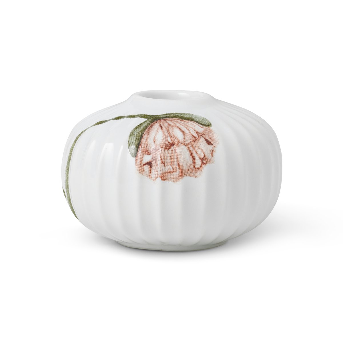 Kähler Hammershoi Poppy candle sticks o7.5 cm white