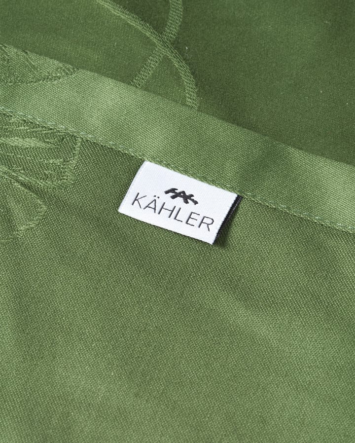 Hammershøi Poppy damask tablecloth green - 150x200 cm - Kähler