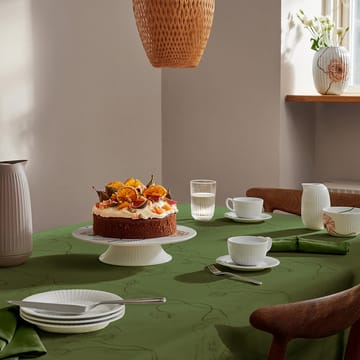 Hammershøi Poppy damask tablecloth green - 150x200 cm - Kähler