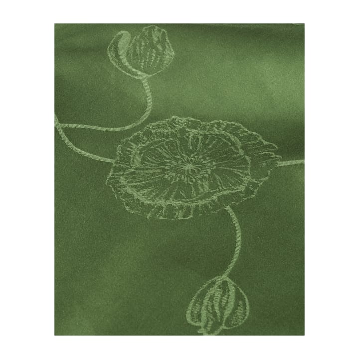 Hammershøi Poppy damask tablecloth green - 150x320 cm - Kähler