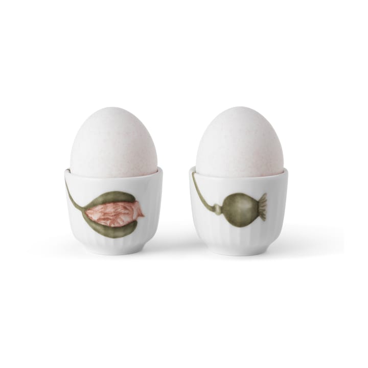 Hammershøi Poppy egg cup 2-pack - White-decor - Kähler