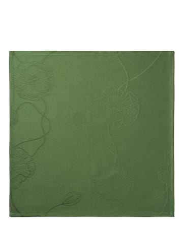 Hammershøi Poppy fabric napkin 45x45 cm 4-pack - Green - Kähler