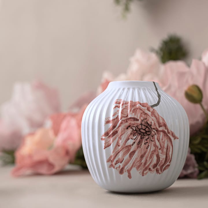 Hammershøi Poppy vase 13 cm - white - Kähler