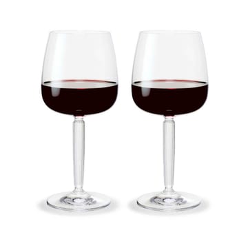 Hammershøi red wine glass 49 cl 2-pack - Clear - Kähler