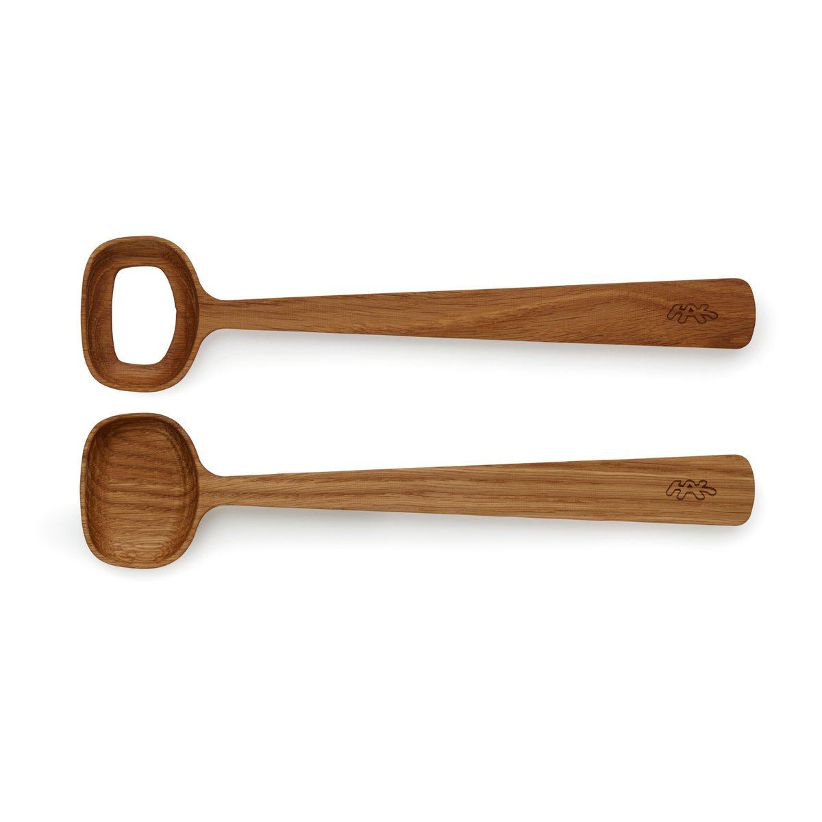 Kähler Hammershoi salad servers 2-pack | Scandinavian Design | Salad servers | Brown
