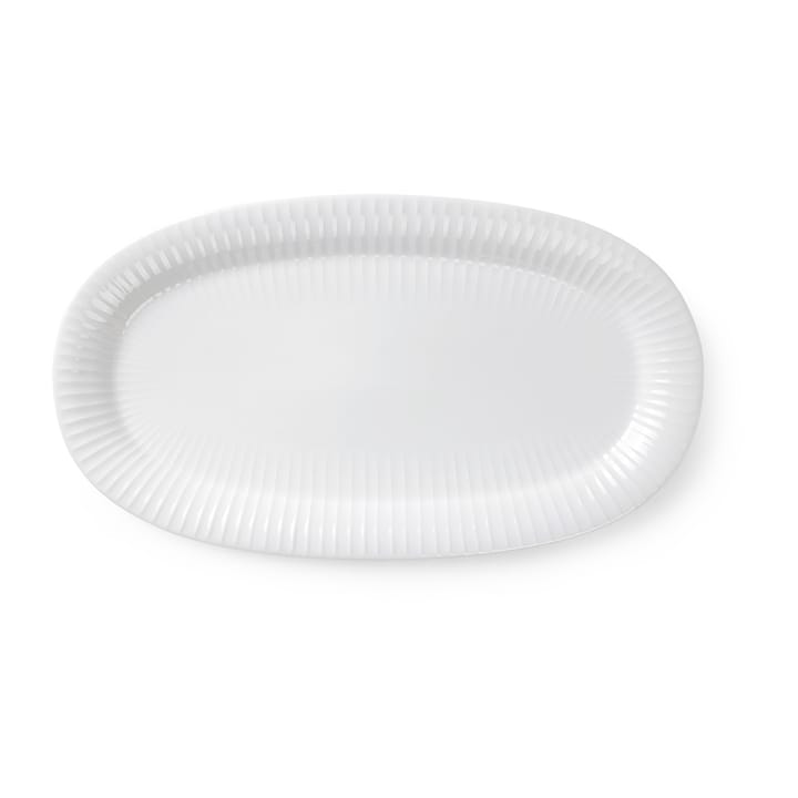 Hammershøi serving plate oval 40x22.5 cm - White - Kähler