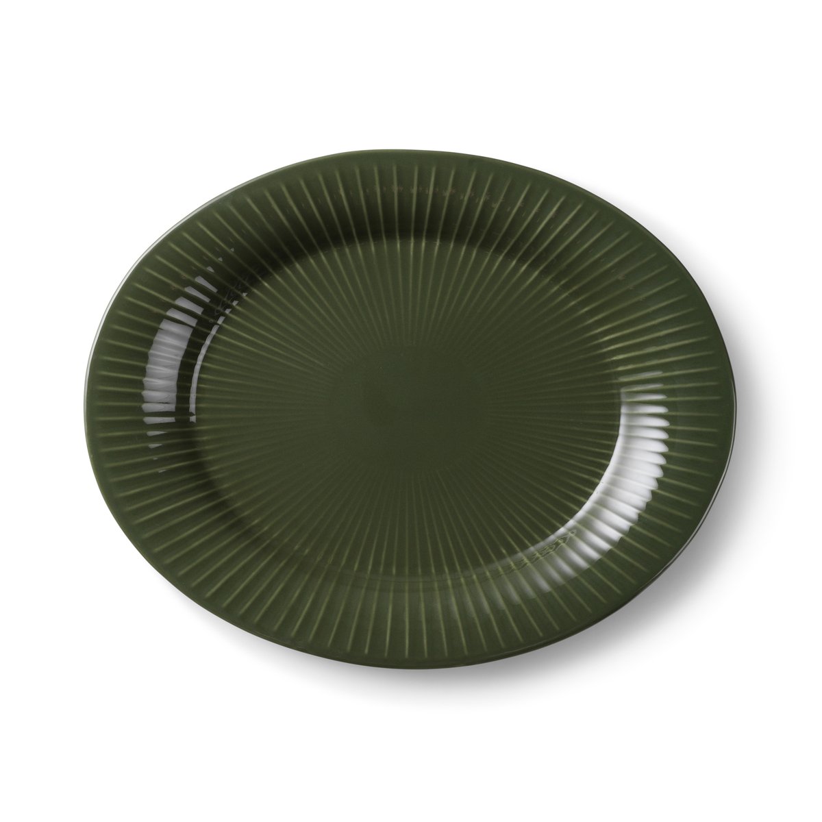 Kähler Hammershoi serving platter Dark green | Scandinavian Design | Serving platters & dishes | Green