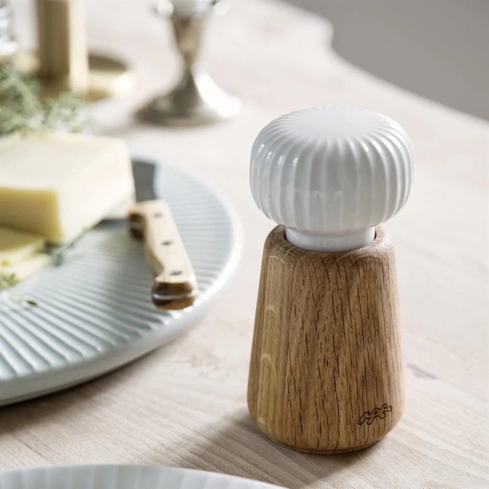 Hammershøi spice mill small, White, 14 cm Kähler