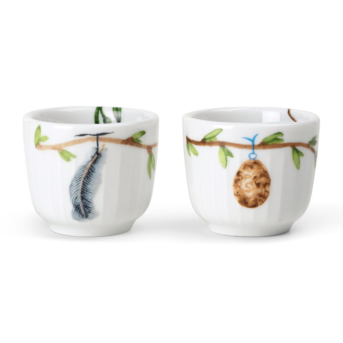 Kähler Hammershoi Spring egg cup o5 cm 2-pack white