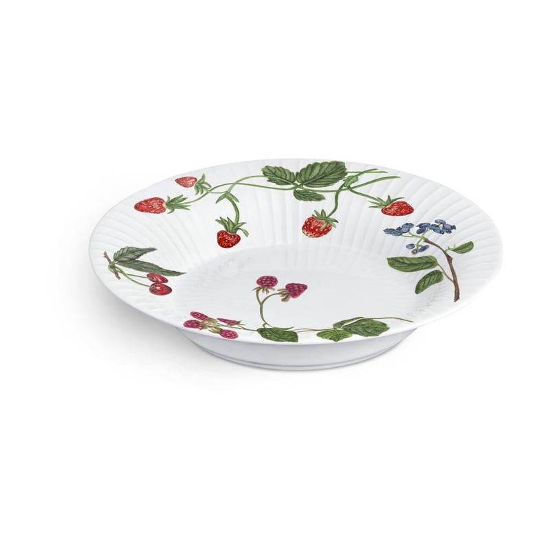 Kähler Hammershøi Summer deep plate Ø21 cm Summer berries