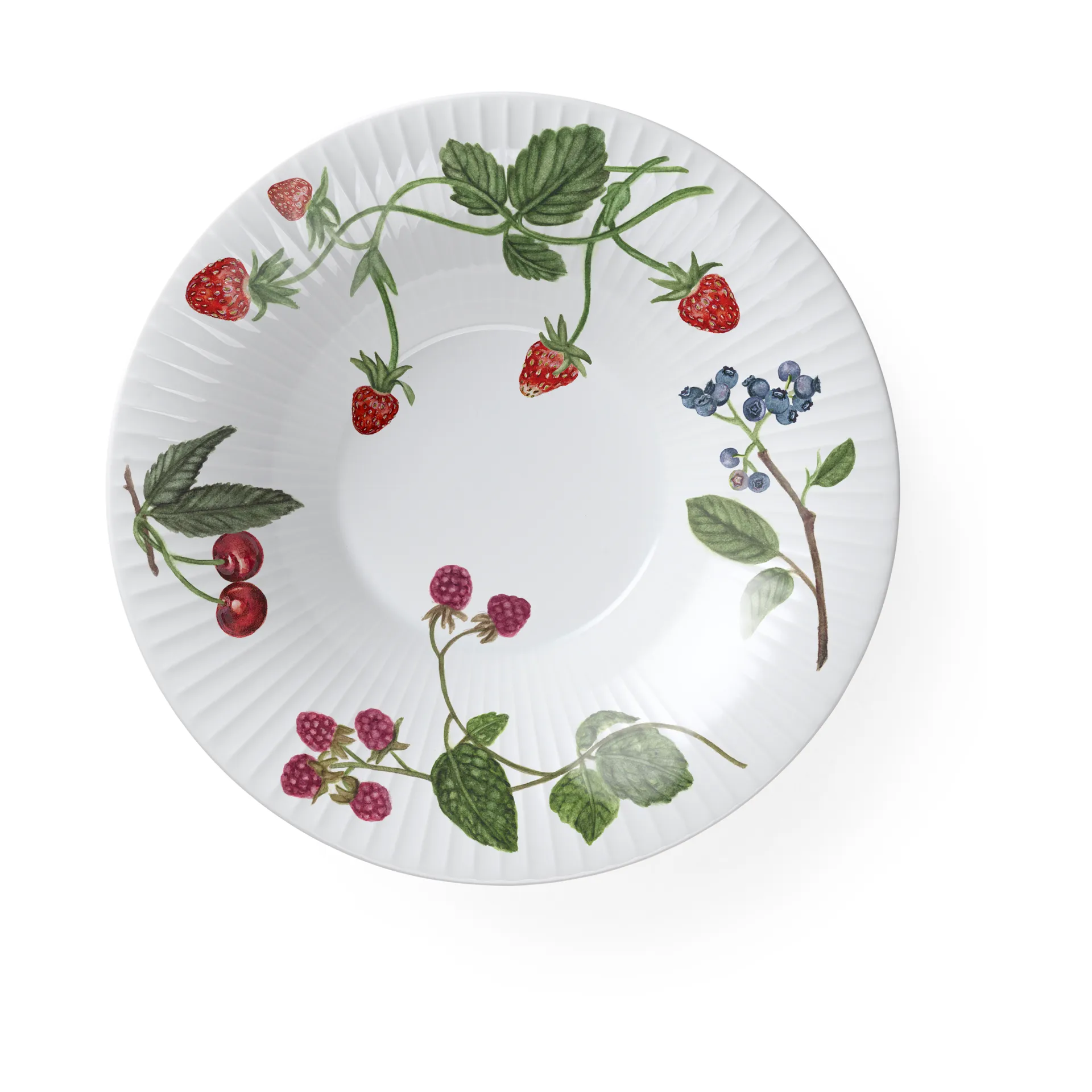 Hammershøi Summer deep plate Ø21 cm, Summer berries Kähler
