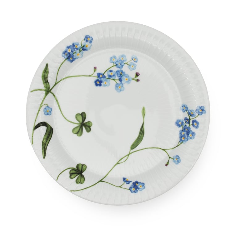Kähler Hammershøi summer plate Ø22 cm Forget me not