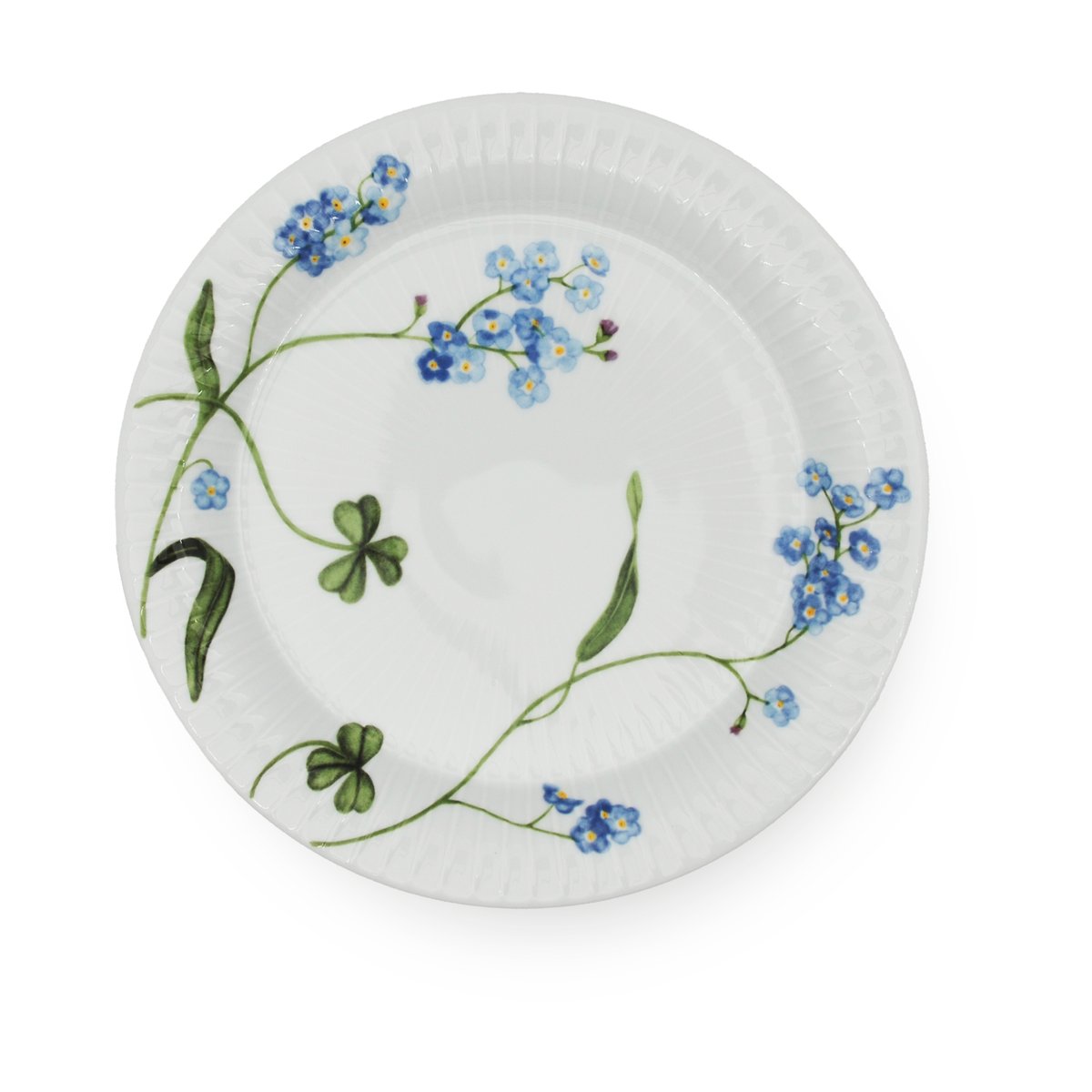 Kähler Hammershøi summer plate Ø22 cm Forget me not