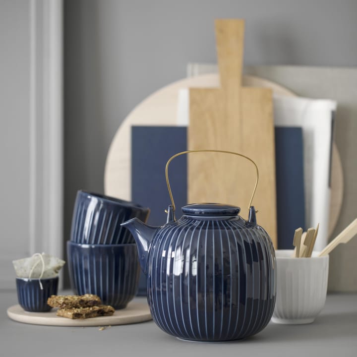 Hammershøi teapot - indigo - Kähler