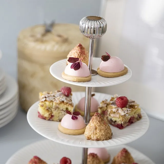 Hammershøi tier cake stand, white Kähler