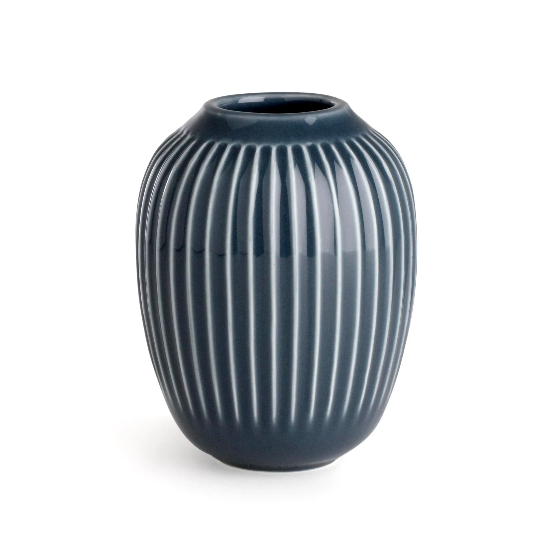 Hammershøi vase, Anthracite grey, mini 10 cm Kähler