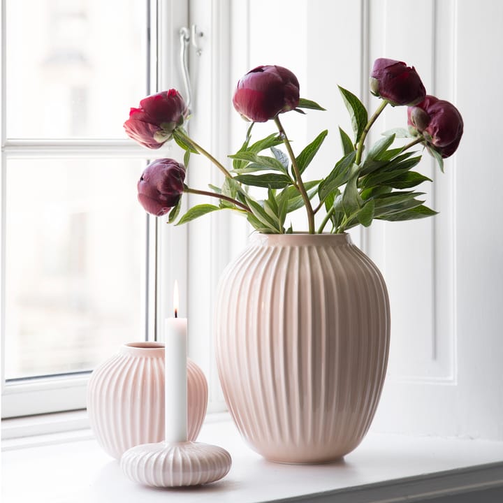 Hammershøi vase large, pink Kähler