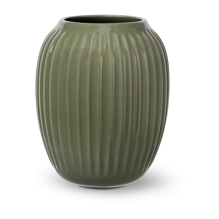 Hammershøi vase medium - Dark green - Kähler