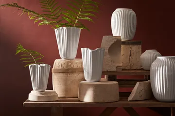Hammershøi vase medium - white - Kähler