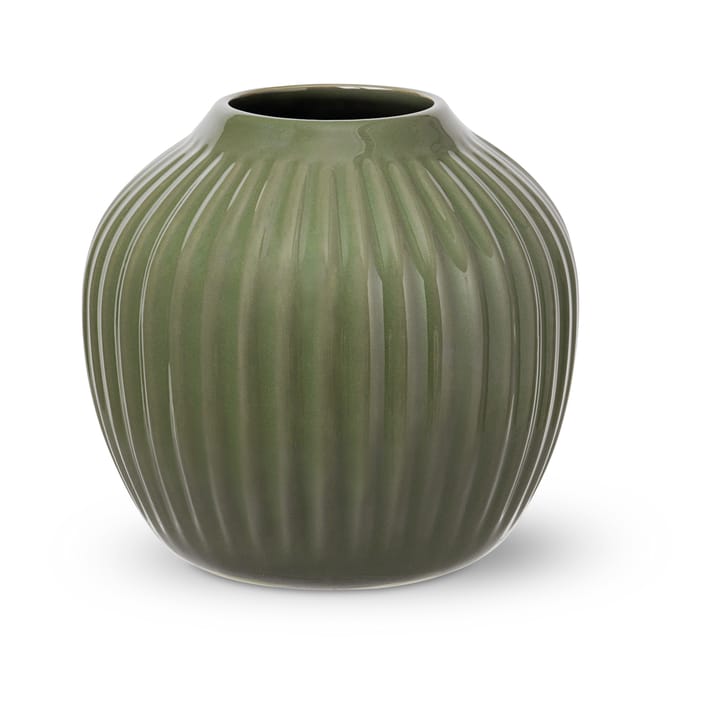 Hammershøi vase small - Dark green - Kähler