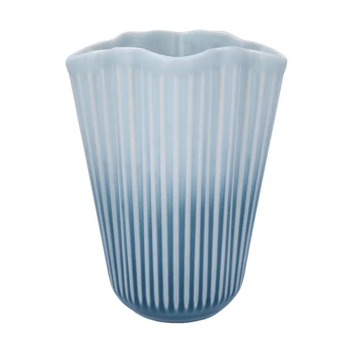 Hammershøi vase unfold - Blue, 20.5 cm - Kähler