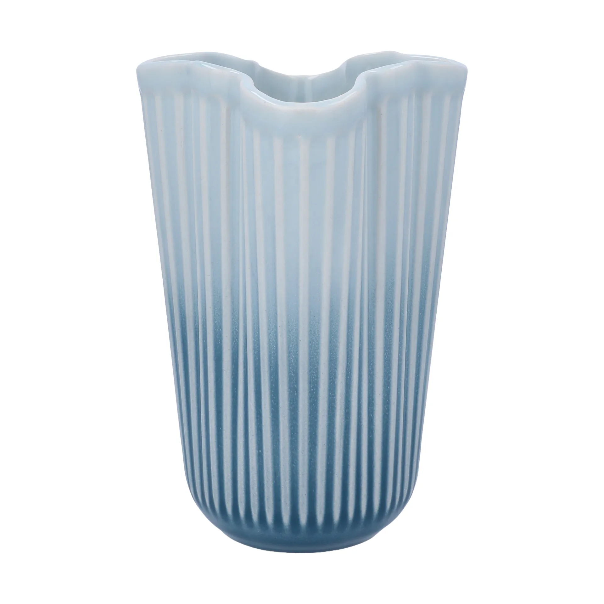 Hammershøi vase unfold, Blue, 20.5 cm Kähler
