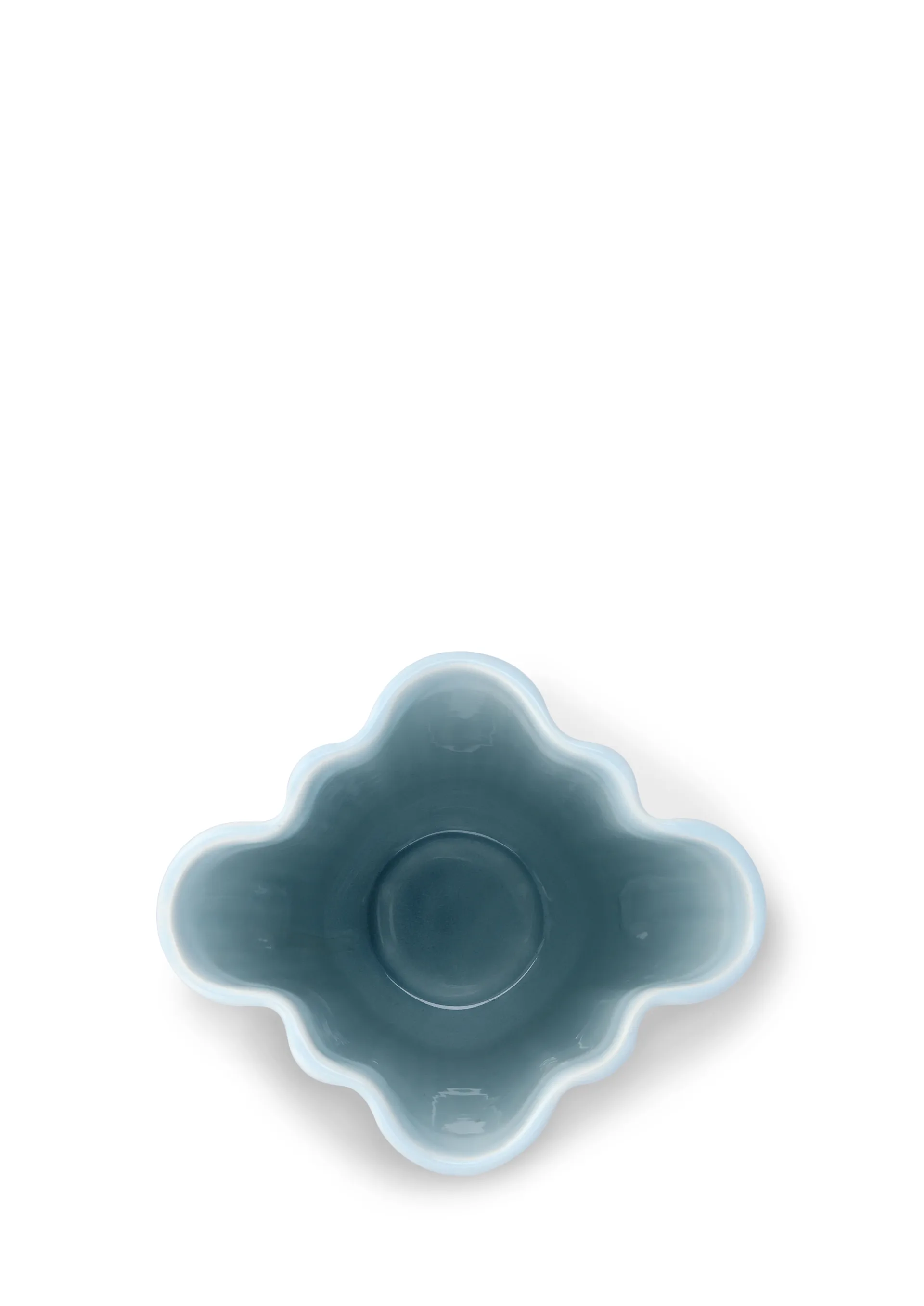 Hammershøi vase unfold, Blue, 20.5 cm Kähler