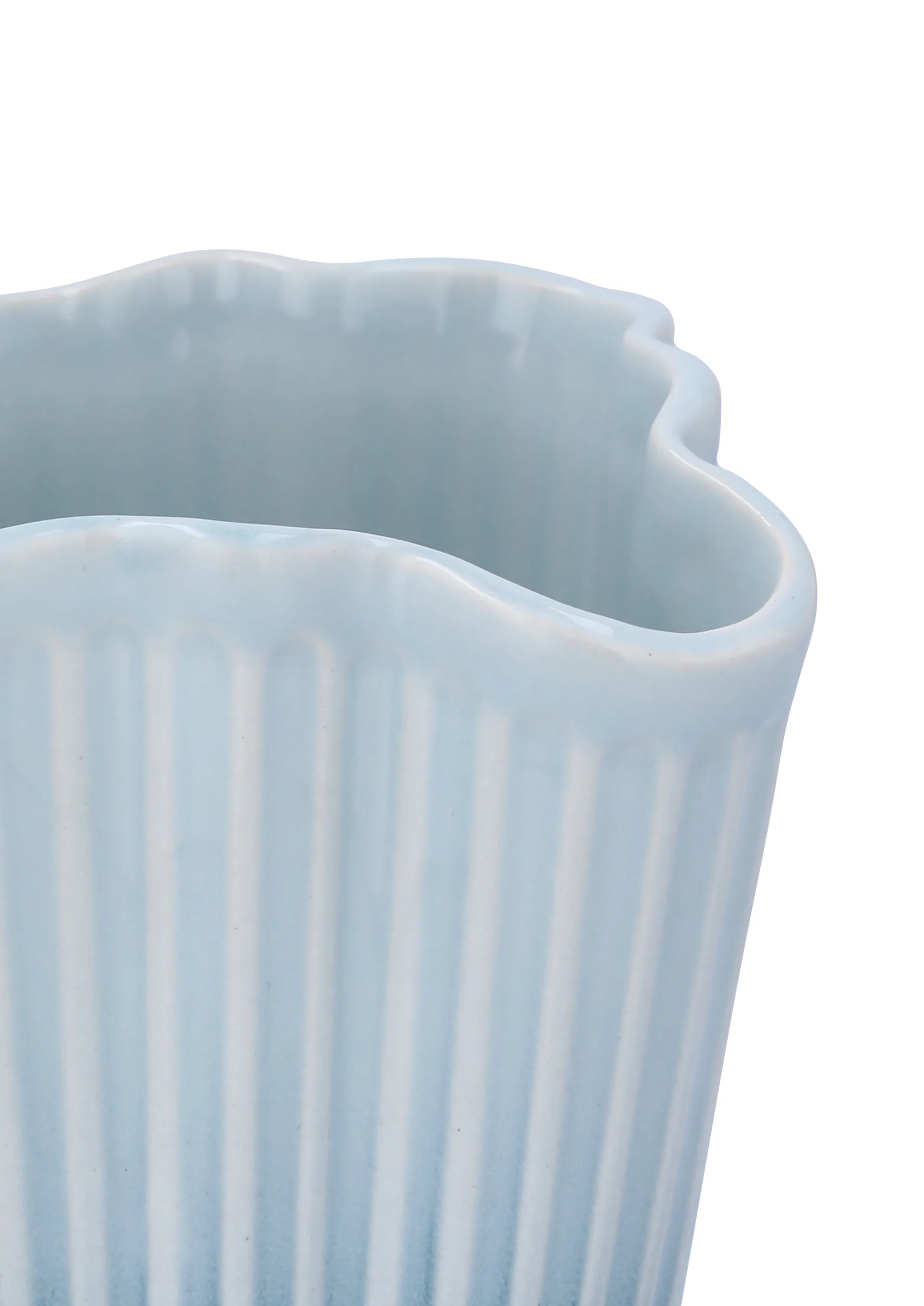 Hammershøi vase unfold, Blue, 20.5 cm Kähler