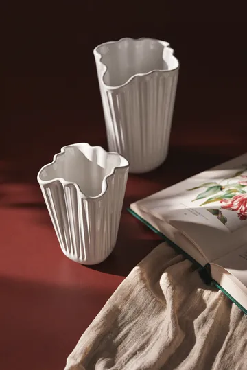 Hammershøi vase unfold - White, 20,5 cm - Kähler