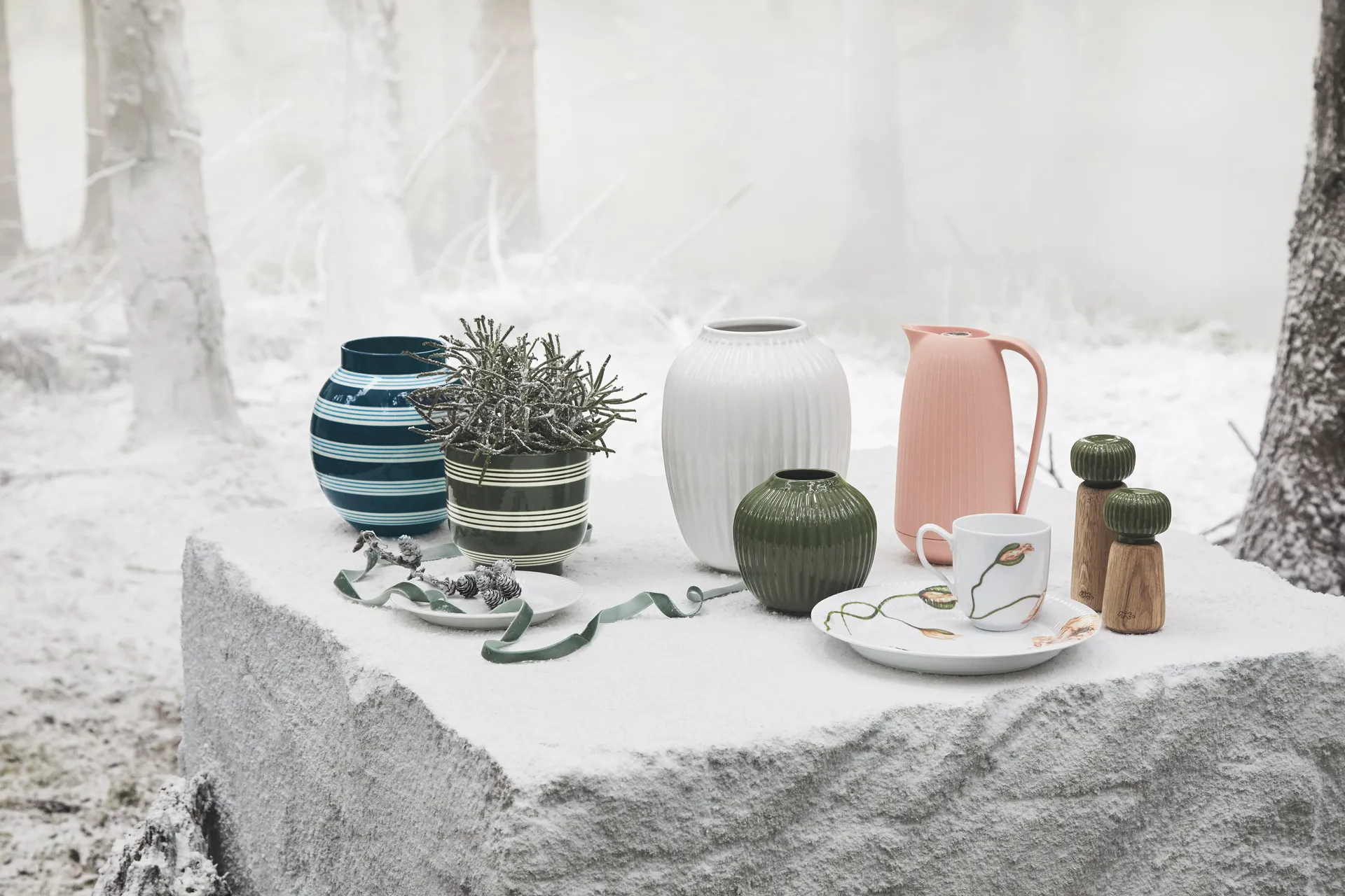 Hammershøi vase, White, large 25.5 cm Kähler