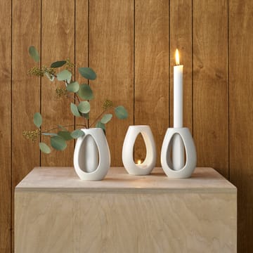 Kokong candle holder - White - Kähler