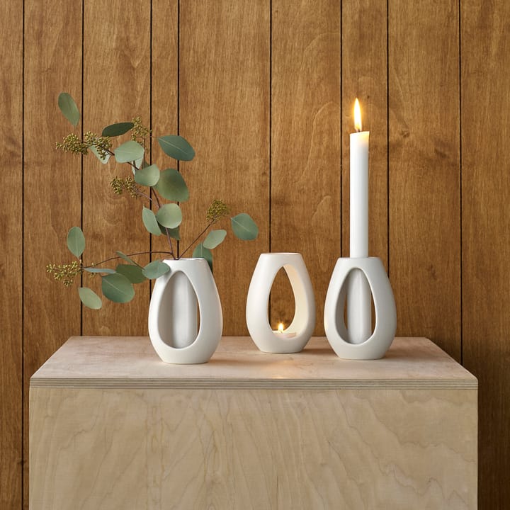 Kokong candle holder - White - Kähler