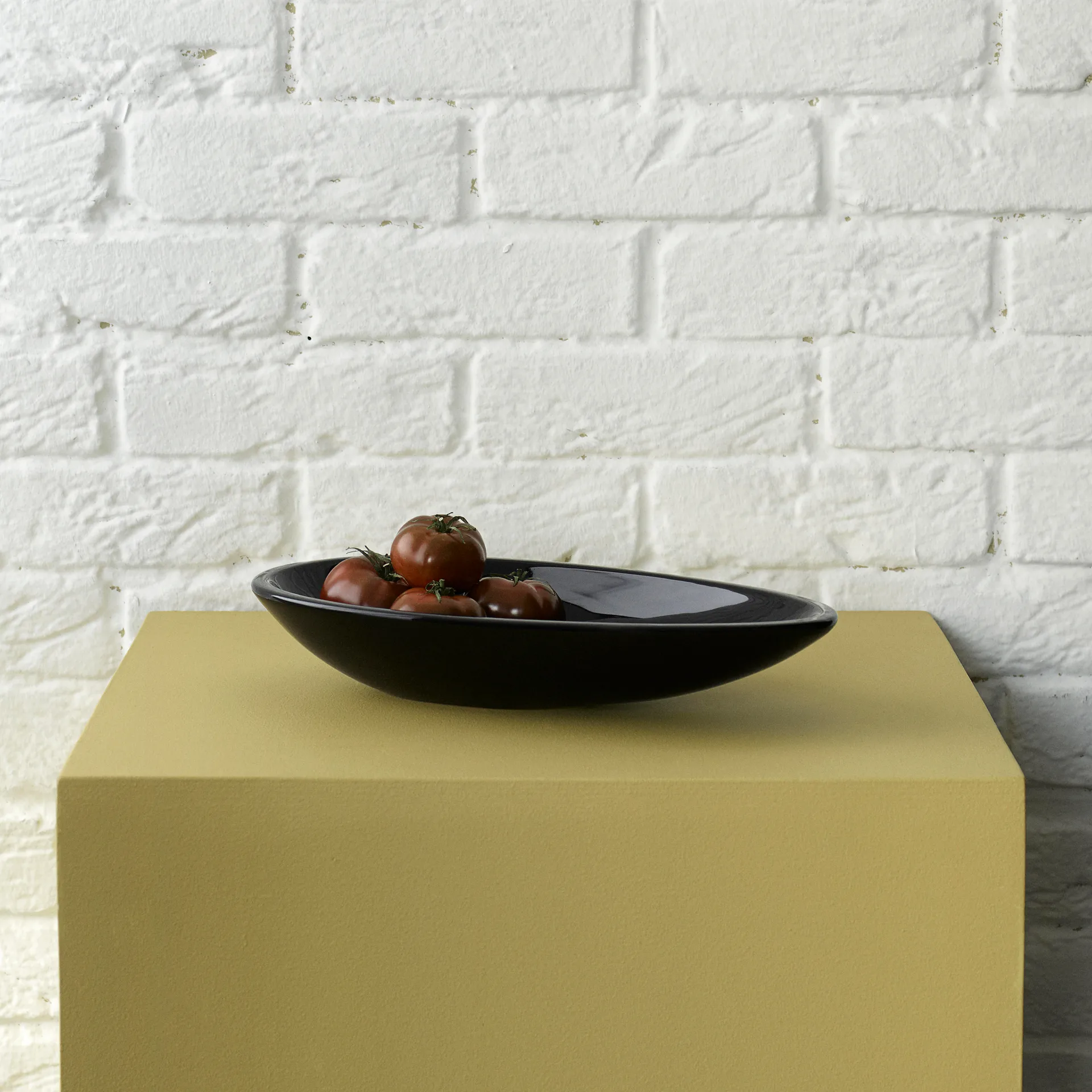 Kokong oval serving plate 35 cm, Brown Kähler