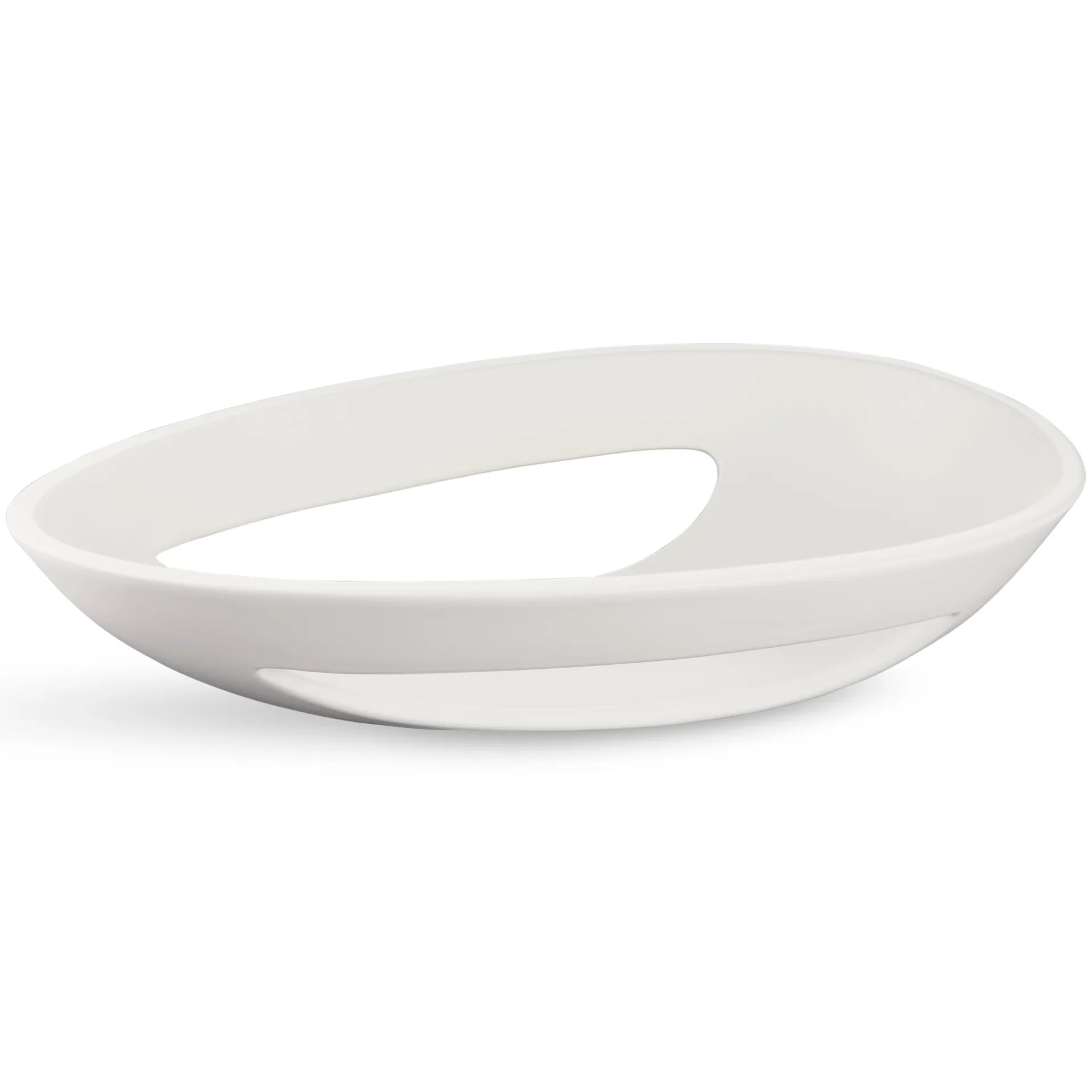 Kokong oval serving plate 40 cm, White Kähler