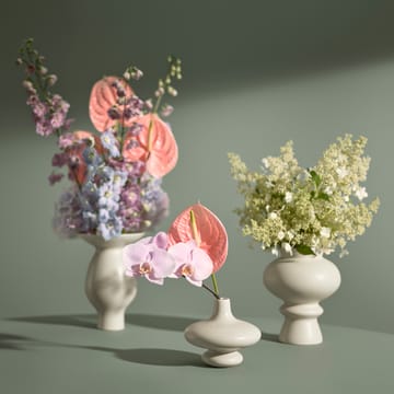 Kontur vase 14 cm - white - Kähler