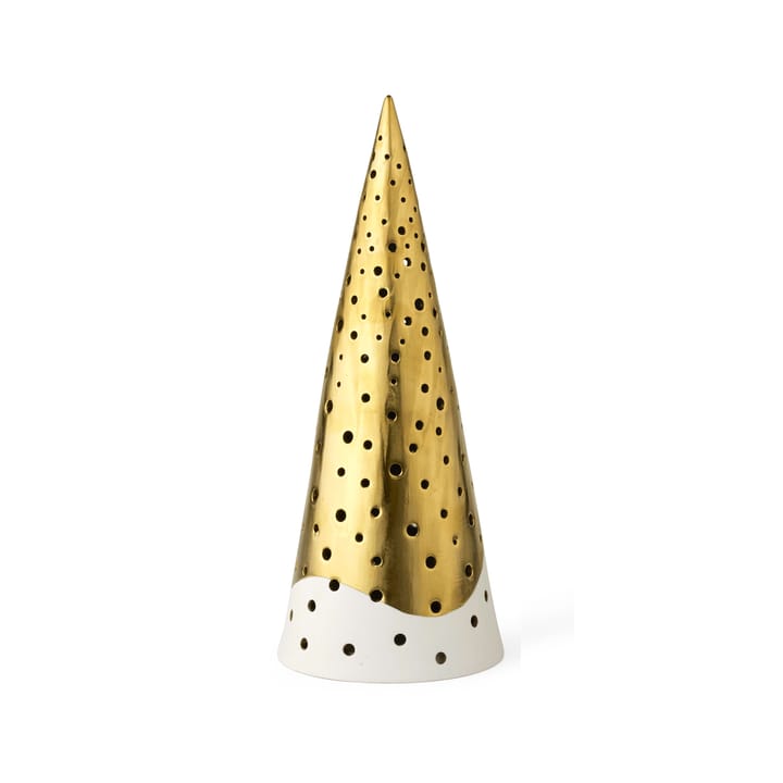 Nobili candle holder large - Gold-white - Kähler