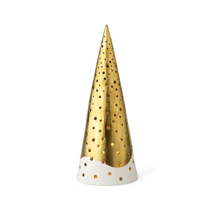 Nobili candle holder large - Gold-white - Kähler
