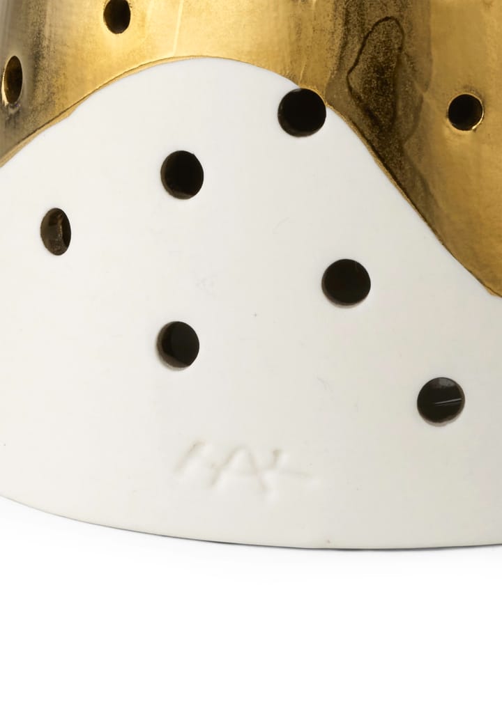 Nobili candle holder large - Gold-white - Kähler