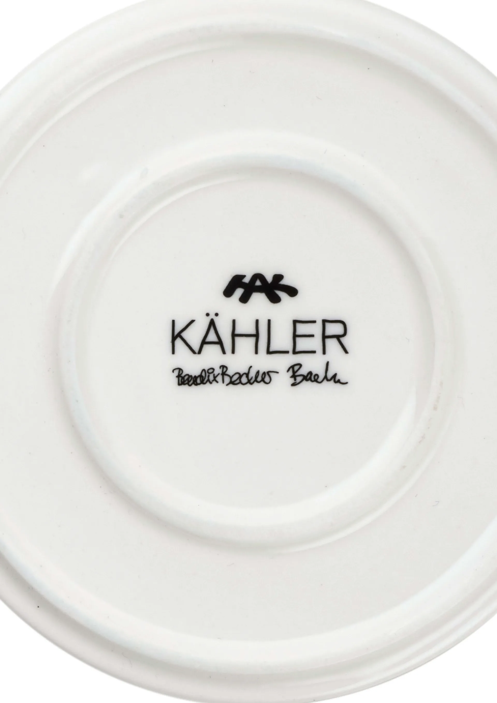 Nobili candle holder large, Gold-white Kähler