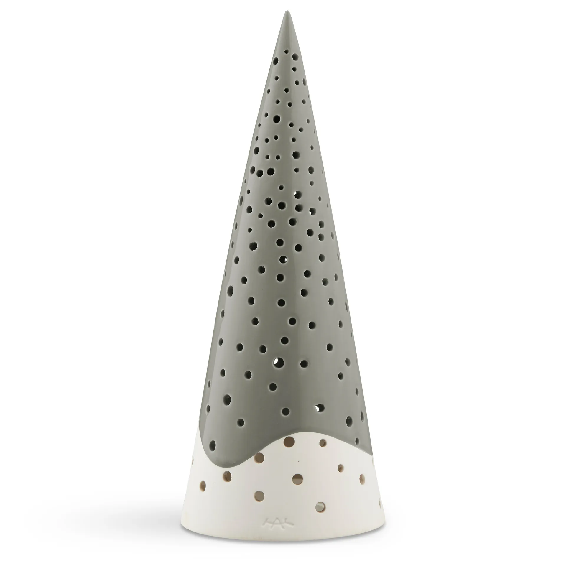 Nobili candle holder large, olive green Kähler