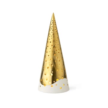 Nobili candle holder medium - Gold-white - Kähler