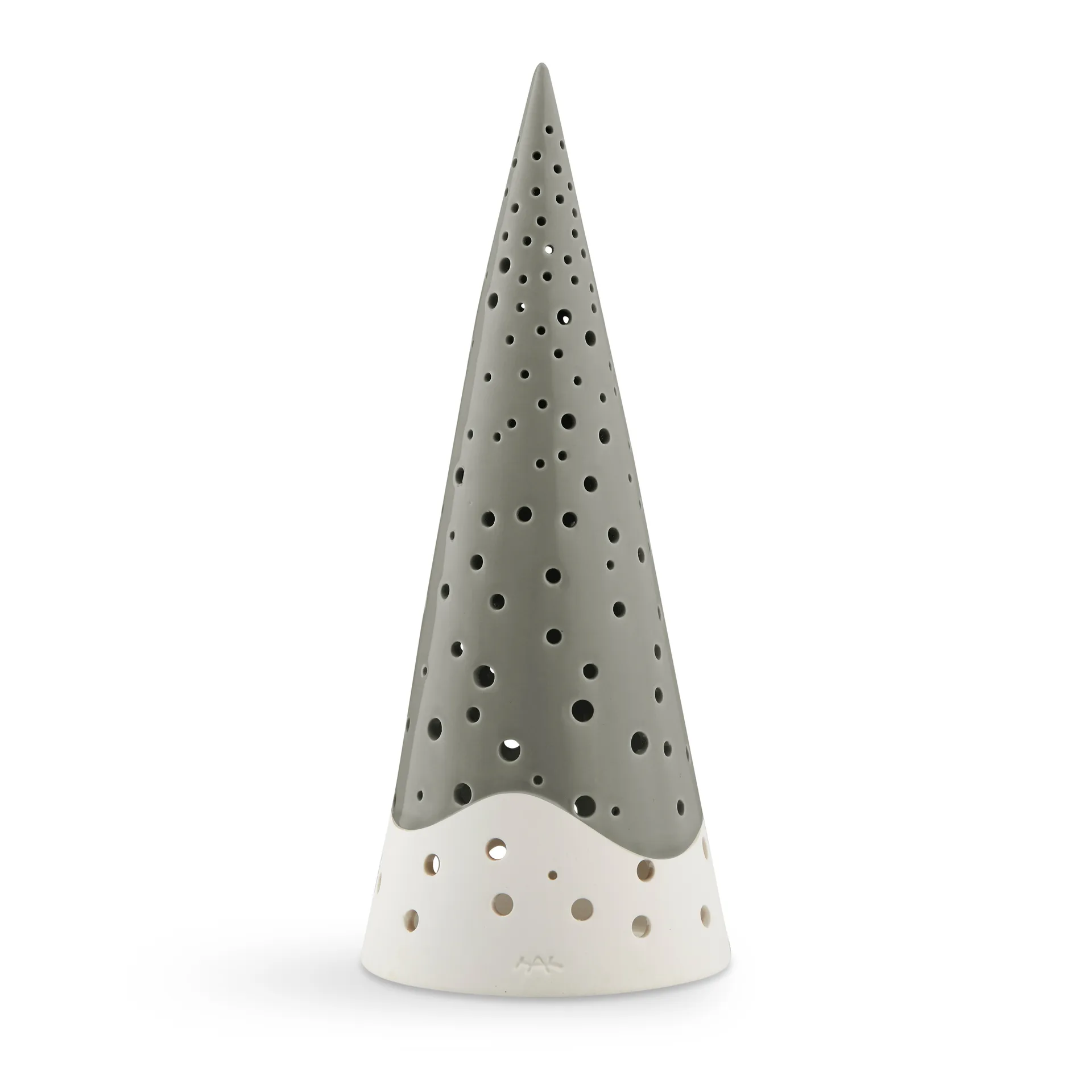 Nobili candle holder medium, olive green Kähler