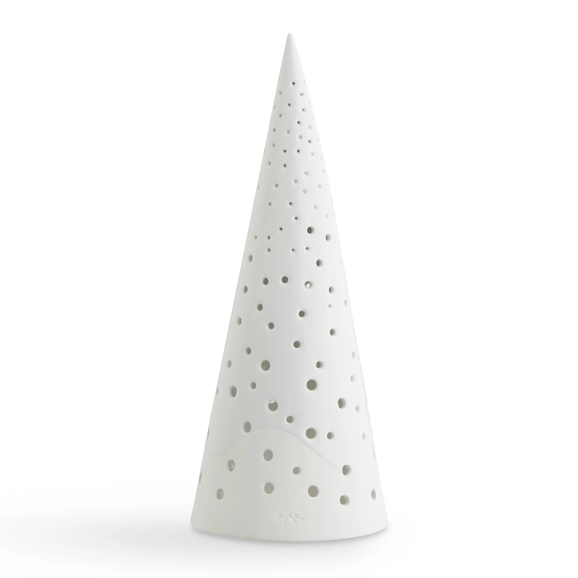 Nobili candle holder medium, snow white Kähler